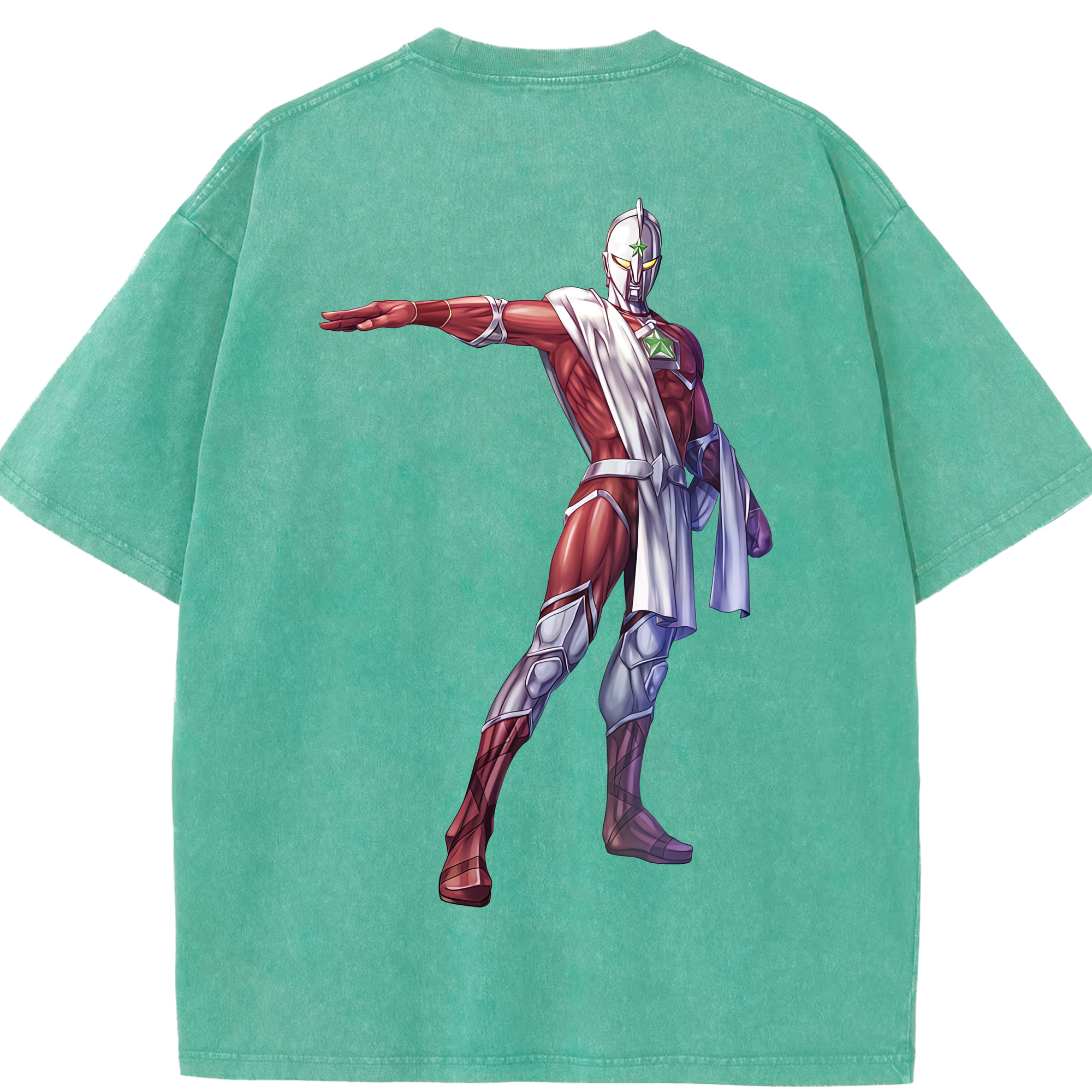 （画像用） ウルトラマン Ultraman 綿100% ヴィンテージ風 半袖Tシャツ（背面プリント）
